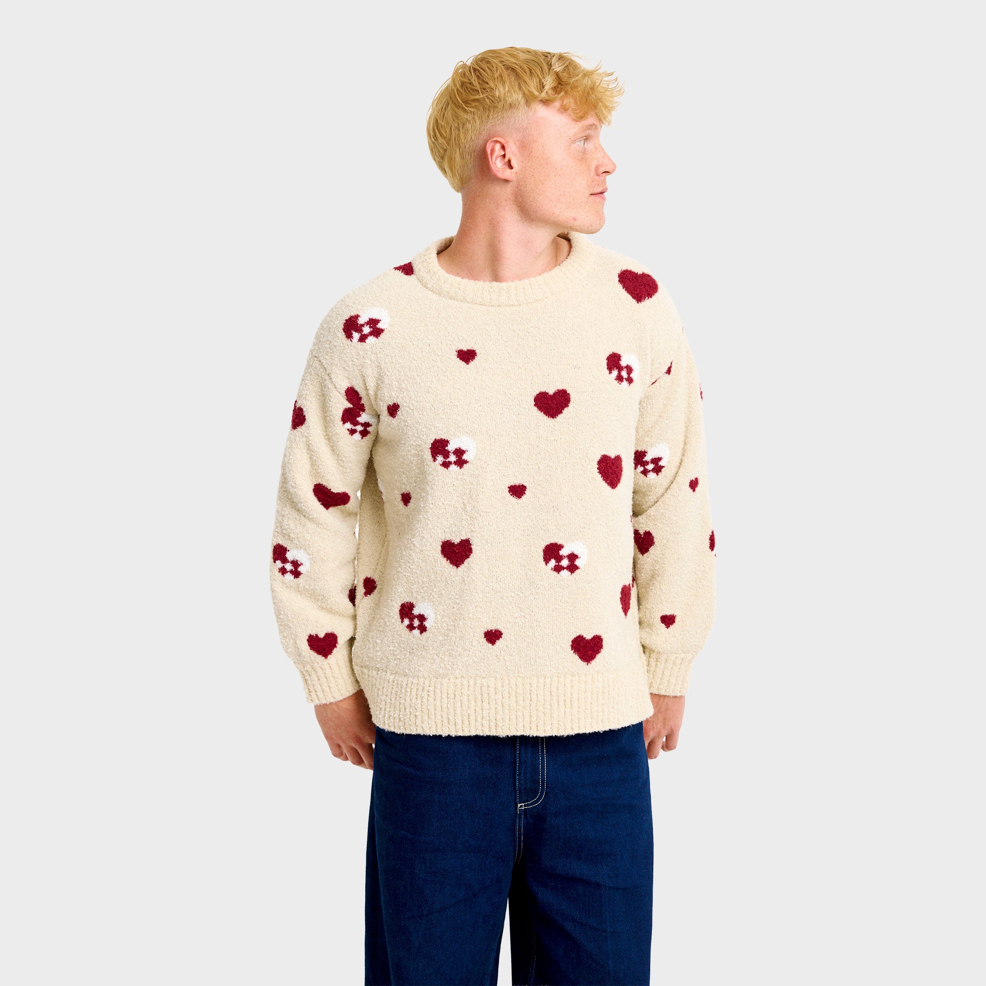 Julehjerte julesweater - Herre